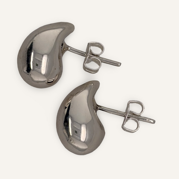 Sterling Droplet Stud Earrings