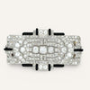Platinum, Diamond and Enamel Brooch