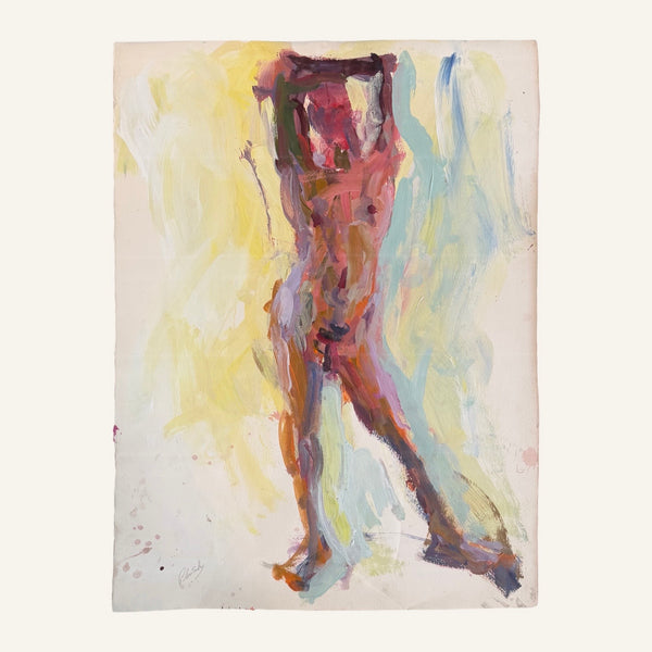 Carl Plansky, Expressionist Male Nude