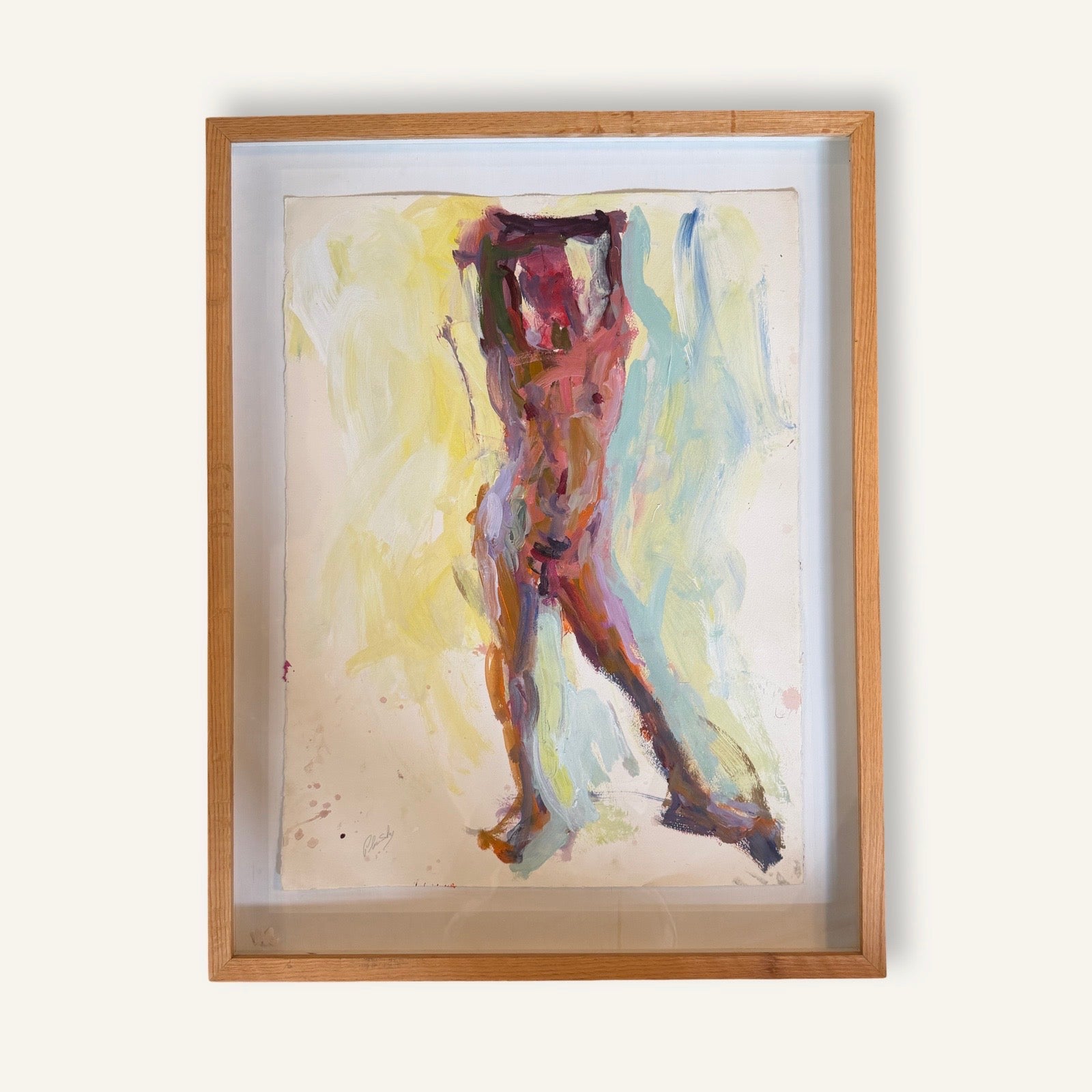 Carl Plansky, Expressionist Male Nude