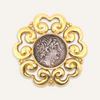 Elizabeth Gage Roman Coin Brooch
