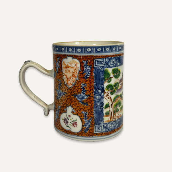 18th Century Chinese Export Ceramic Mug