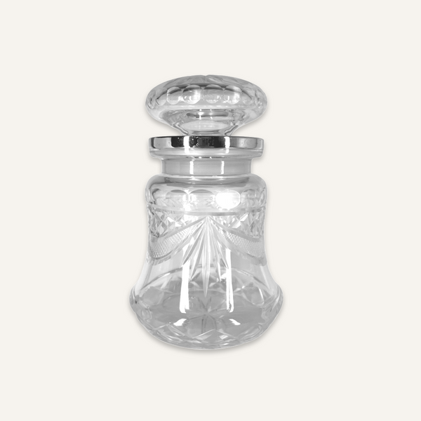 American Brilliant Cut Crystal Vanity Jar