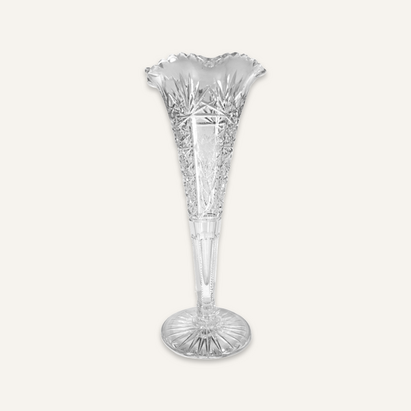 American Brilliant Cut Crystal Vase