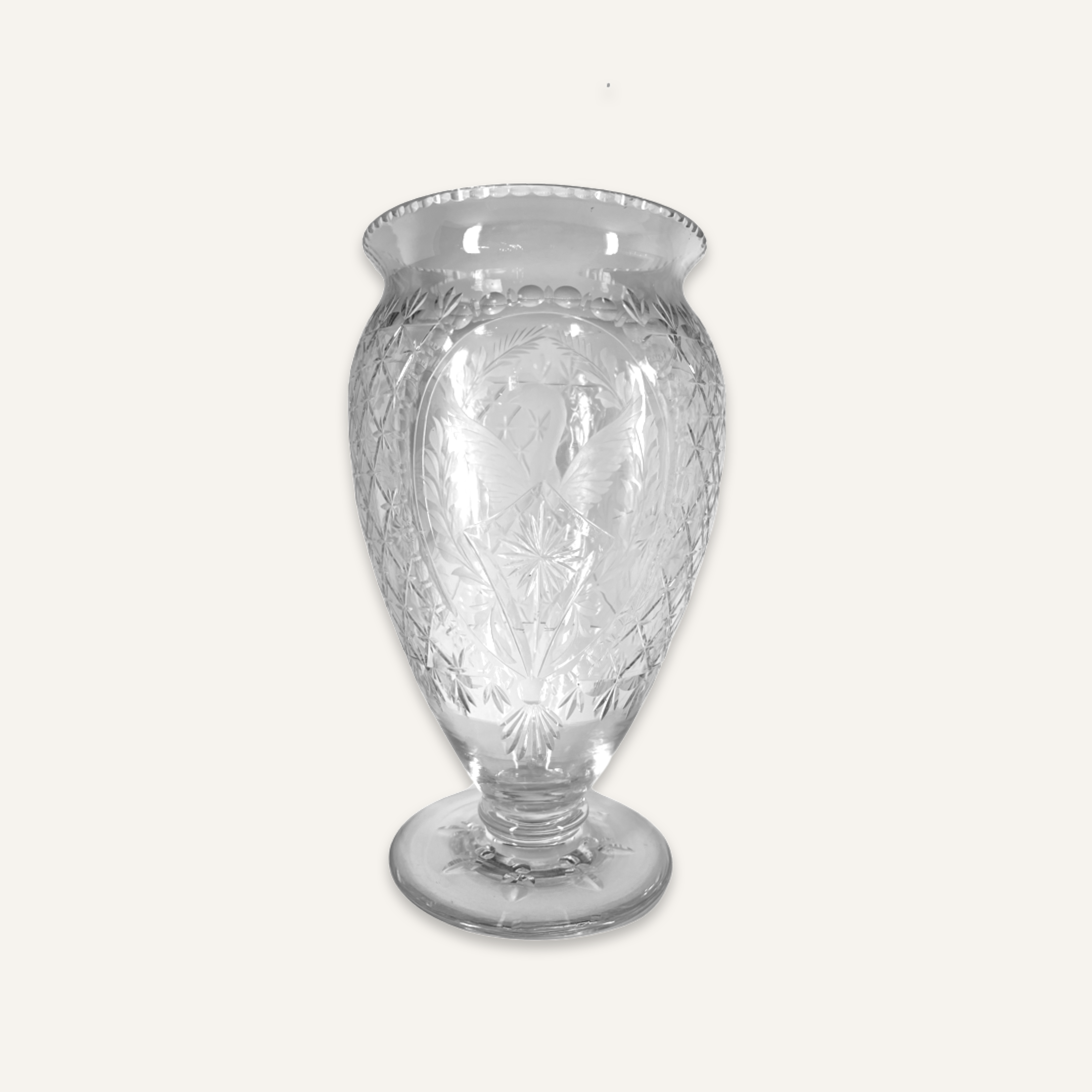 Hawkes Cut Crystal Vase