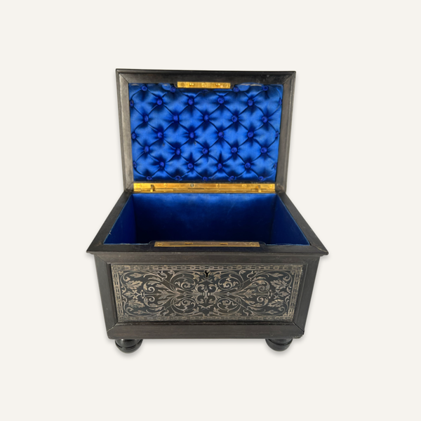 Silver Hardwood Box, 18th c.